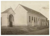 Historická fotografie hřbitova