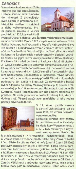 Žarošice - o obci Žarošice - o obci