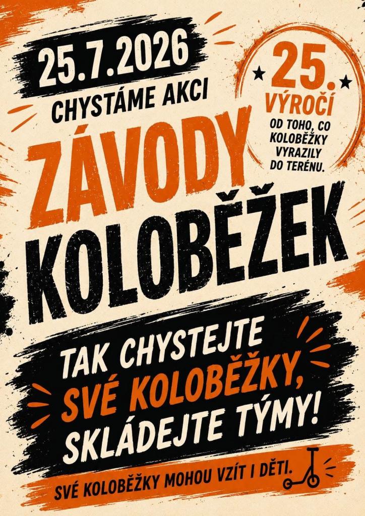 ZÁVODY KOLOBĚŽEK