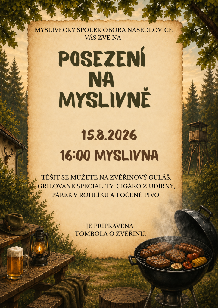 posezení na myslivně