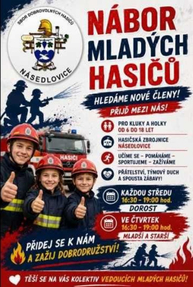 Nábor mladých hasičů