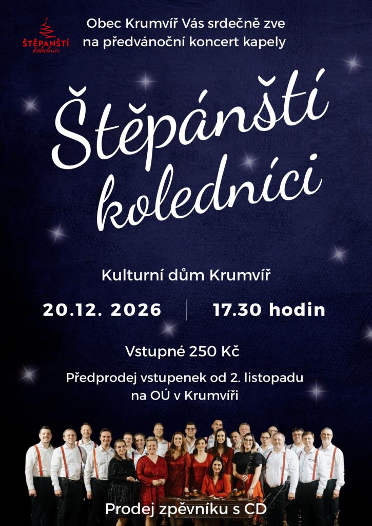 Štěpánští koledníci v Krumvíři_plakát